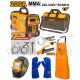INGCO 7PCS INVERTER MMA WELDING MACHINE 200A + TOOLS SET COS25075