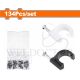 WADFOW 134PCS CABLE CLIP SET WFQAB01