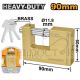 INGCO HEAVY DUTY 90M BRASS BLOCK PADLOCK DBBPL0902