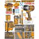 INGCO 296PCS MECHANICS TOOL CHEST+ 3/4" 1350NM IMPACT WRENCH SET HTCS282962