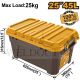 INGCO 25" 45L PLASTIC TOOL BOX LOAD 25KG METAL BUCKLE 625*380*315MM PBX2502