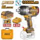 INGCO 20V BL 3/4" IMPACT WRENCH + AI MODE MAX 1050NM 2X5.0+CHRG CIWLI201056
