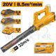 INGCO 20V LI-ION LEAF BLOWER 2 X 2.0AH+CHARGER CABLI203232