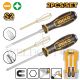 INGCO 2PC GO THRU SCREWDRIVER (-) (+) X 125MM HGTST0208