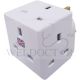 CK 3WAY 13A ADAPTOR W/OUT NEON LIGHT CK8396