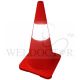 SAFETY CONE-28" (PLASTIC, PE, RED BASE)
