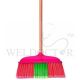 NYLON BROOM (302) SOFT C/W 4FT WOODEN HANDLE