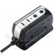 MASTERPLUG 2M SURGE USB COMPACT 4W P.BLACK SRGDU42PB2-MPA