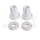 SHOWY SIDE EXTENSION BRACKET#WHT-2519 WHITE 3/4X1" (PAIR)