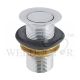 SHOWY C.P BRASS BASIN POP UP WASTE 1 1/4"-8247