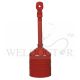 JUSTRITE 5 GAL HEAVY DUTY CIGARETTE BUTT CAN RED JUM26811R