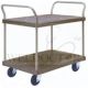 PRESTAR 2TIER PLASTIC TROLLEY 895X595MM 300KG PF304 2HANDLE
