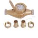SHOWY 1" BRASS WATER METER 8243