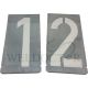 HUNTER NUMBER STENCIL PLATE (SET)