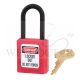 MASTERLOCK DIELECTRIC THERMOPLASTIC PADLOCK - 406RED
