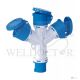 IP44 3-WAY SAFETY MULTI-SOCKET HT-1013