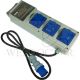 3 WAY(IP44) SOA W/RCCB & 3XMCB PLASTIC CASING