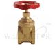SHOWY BRASS GATE VALVE 1" -5093
