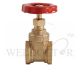 SHOWY BRASS GATE VALVE 3/4" -5092