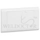 LEGRAND BELANKO 2PVC GANG BLANKING PLATE 617129