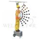 TRAFFIC MARSHAL WITH 8 SPOKES LED LIGHT C/W SOLAR SYSTEM AND 12V BATTERY