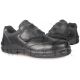 KING POWER KPR BLACK LOW-CUT VELCRO SLIP-ON SAFETY SHOE O-055