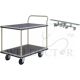 PRESTAR 2TIER TROLLEY 910X610MM 300KG NFS314 1HANDLE W/BRAKE