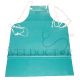 QUEBEE VINYL APRON GREEN 35"X45" 20MIL QB-BSA500-460-54742