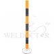 SPRING LOADED POST 1.1M WITH 3M BLACK/YELLOW REFLECTIVE STICKER LTA APPROVE