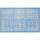 PLASTIC LETTERING STENCIL (ABC)
