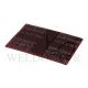 3M GENERAL PURPOSE HAND PAD - 7447 6X9INCHES(MAROON)