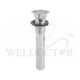 SHOWY LONG NECK CHROME PLATED BRASS BASIN POP-UP WASTE 1-1/4" 8046