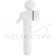 SHOWY RINSER HEAD WHITE 2500 OF-WH