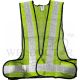 SAFETY VEST VELCRO GREEN REFLECTIVE