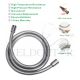 SHOWY 360° ANTI-TWIST SILVER PVC SHOWER HOSE 1.5M 2451 (2451-000)