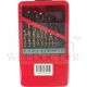 B&N COBALT HSS 25PC DRILL BIT SET 1.5~13.0MM W/ RED METAL BOX