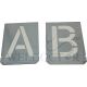 HUNTER LETTER STENCIL PLATE (SET)