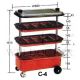 TRUSCO 4 LAYER TOOL WAGON W680XD370XH910MM C4 - JAPAN