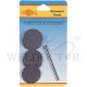 DMD BLACK RESIN BOND DISC 22MM+1MANDREL 21PPP~LX-04018