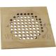 SHOWY SQUARE CUPNICKEL FLOOR DRAINER 6", 2776