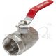 SHOWY RED LONG HANDLE F/F BALL VALVE 2-1/2" 5059