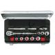 KTC 12PCS 3/8" DR IMPERIAL SOCKET SET TB308BX