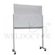 MAGNETIC WHITE BOARD 3X4FT W/STAND & WHEEL