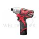 MILWAUKEE 12V 2.0AH LI-ION 1/4"HEX. IMPACT DRIVER, M12BID