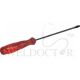 AONENG RED PLASTIC HANDLE SCREWDRIVER SLOTTED -