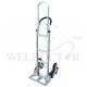 THREE WHEELS ALUMINIUM HAND TRUCK STAIR CLIMBER 6"WHEEL CAP.250KG - HS33