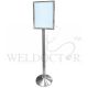 STAINLESS STEEL FREE STANDING PORTRAIT SIGN