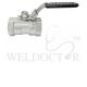 SHOWY STAINLESS STEEL 316 3/4" F/F BALL VALVE WITH LOCKABLE HANDLE 5232