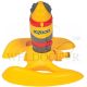 HOZELOCK SLED SPRINKLER JET & MIST - 2336