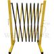 TRAF-SAFE™ STEEL EXPANDABLE BARRICADE, ALUM MESH, YEL/BLK, UP TO 3.5M.